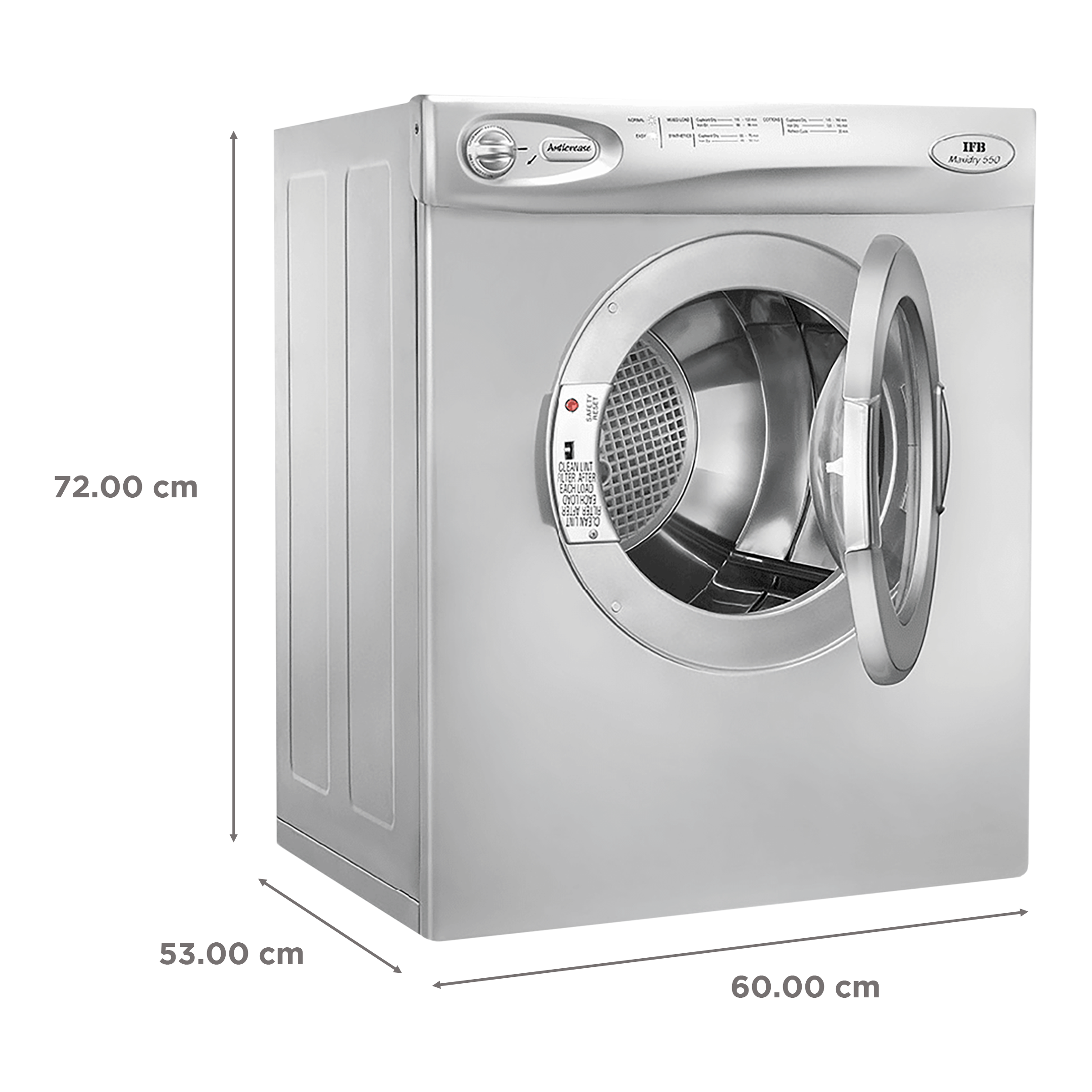 Buy IFB 5.5 Kg 5 Star Fully Automatic Front Load Dryer (TURBO DRY EX ...